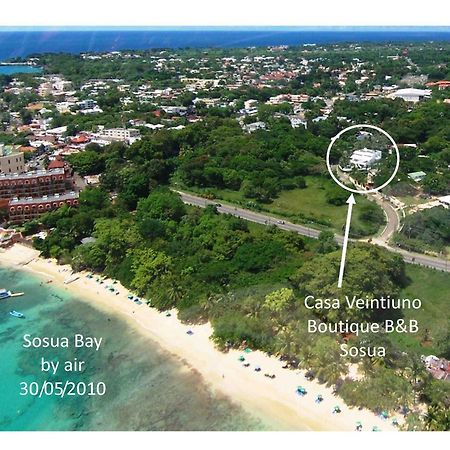 Casa Veintiuno Hotell Sosúa Exteriör bild