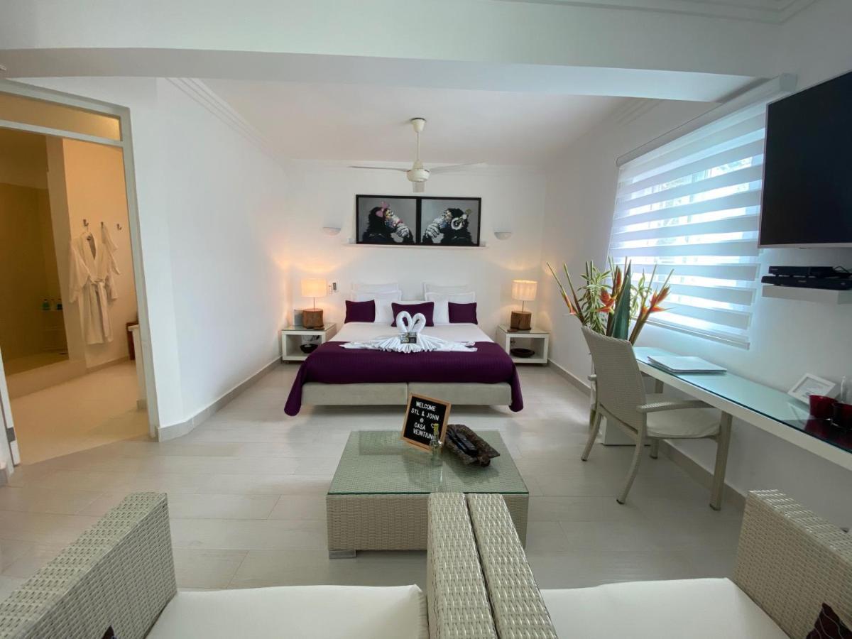 Casa Veintiuno Hotell Sosúa Exteriör bild